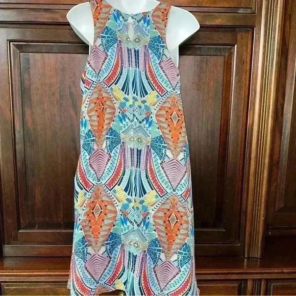 Madison Leigh Sleeveless Dress / Boho / Size 6!/ Multicolored - Picture 10 of 15